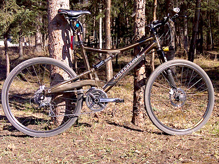 Bike with XTR components installed